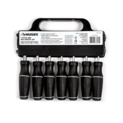 Husky Metric Cushion Grip Nut Driver Set (7-Piece) 7 Husky Metric Cushion Grip Nut Driver Set (7-Piece) -Husky Shop husky nut driver sets h7pcnutdrmm 4f 1000