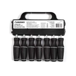 Husky SAE Cushion Grip Nut Driver Set (7-Piece) -Husky Shop husky nut driver sets h7pcnutdrsae 4f 1000
