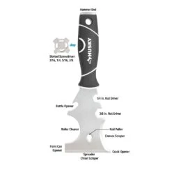 Husky 15-in-1 Painter's Tool 13 Husky 15-in-1 Painter's Tool -Husky Shop husky paint scrapers 18pt0846 c3 1000