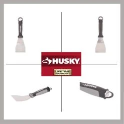 Husky 3 In. Bent Extendable Scraper With Stainless Steel Blade -Husky Shop husky paint scrapers 90986 66 1000