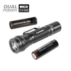Husky 500-Lumens Dual Power Focusing Aluminum Flashlight -Husky Shop husky pen lights 91309 66 1000