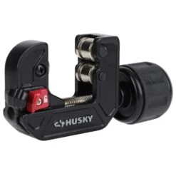Husky 1-1/8 In. Mini Tubing Cutter With Quick Release For Copper, Brass, Aluminum, And Thin-Wall Conduit -Husky Shop husky pipe tube cutters 410 115 0111 4f 1000
