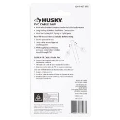 Husky PVC Cable Saw For 1/2 In. - 4 In. Pipes 15 Husky PVC Cable Saw For 1/2 In. - 4 In. Pipes -Husky Shop husky pipe tube cutters 80 517 111 1f 1000