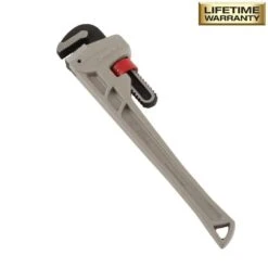Husky 24 In. Aluminum Pipe Wrench With 2-1/2 In. Jaw Capacity 13 Husky 24 In. Aluminum Pipe Wrench With 2-1/2 In. Jaw Capacity -Husky Shop husky pipe wrenches wg 40a 24al 4f 1000