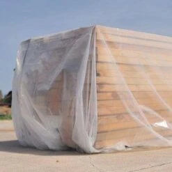 Husky 20 Ft. X 200 Ft. Clear 1.2 Mil Plastic Sheeting -Husky Shop husky plastic sheeting cf01220 200c 44 1000