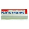 Husky 20 Ft. X 200 Ft. Clear 1.2 Mil Plastic Sheeting -Husky Shop husky plastic sheeting cf01220 200c 64 1000