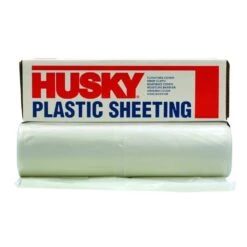 Husky 50 Ft. X 8 Ft. Clear 4 Mil Plastic Sheeting