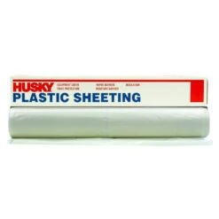 Husky 12 Ft. X 100 Ft. Clear 4 Mil Plastic Sheeting