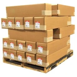 Husky 20 Ft. X 100 Ft. Clear 4 Mil Plastic Sheeting (35/Pallet) -Husky Shop husky plastic sheeting cf0420cpallet 4f 1000