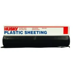 Husky 10 Ft. X 50 Ft. Black 6 Mil Plastic Sheeting