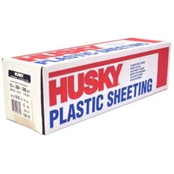 Husky 1 Ft. X 300 Ft. Black Flashing Plastic Sheeting -Husky Shop husky plastic sheeting flash 12b 4f 1000