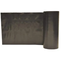 Husky 1 Ft. X 300 Ft. Black Flashing Plastic Sheeting -Husky Shop husky plastic sheeting flash 12b fa 1000