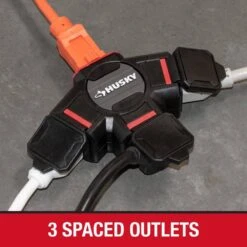 Husky 3-Outlet Power Hub -Husky Shop husky plug adapters ylct 71 1f 1000