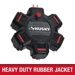 Husky 5-Outlet Extension Cord Adapter 9 Husky 5-Outlet Extension Cord Adapter -Husky Shop husky plug adapters ylct 72 4f 1000