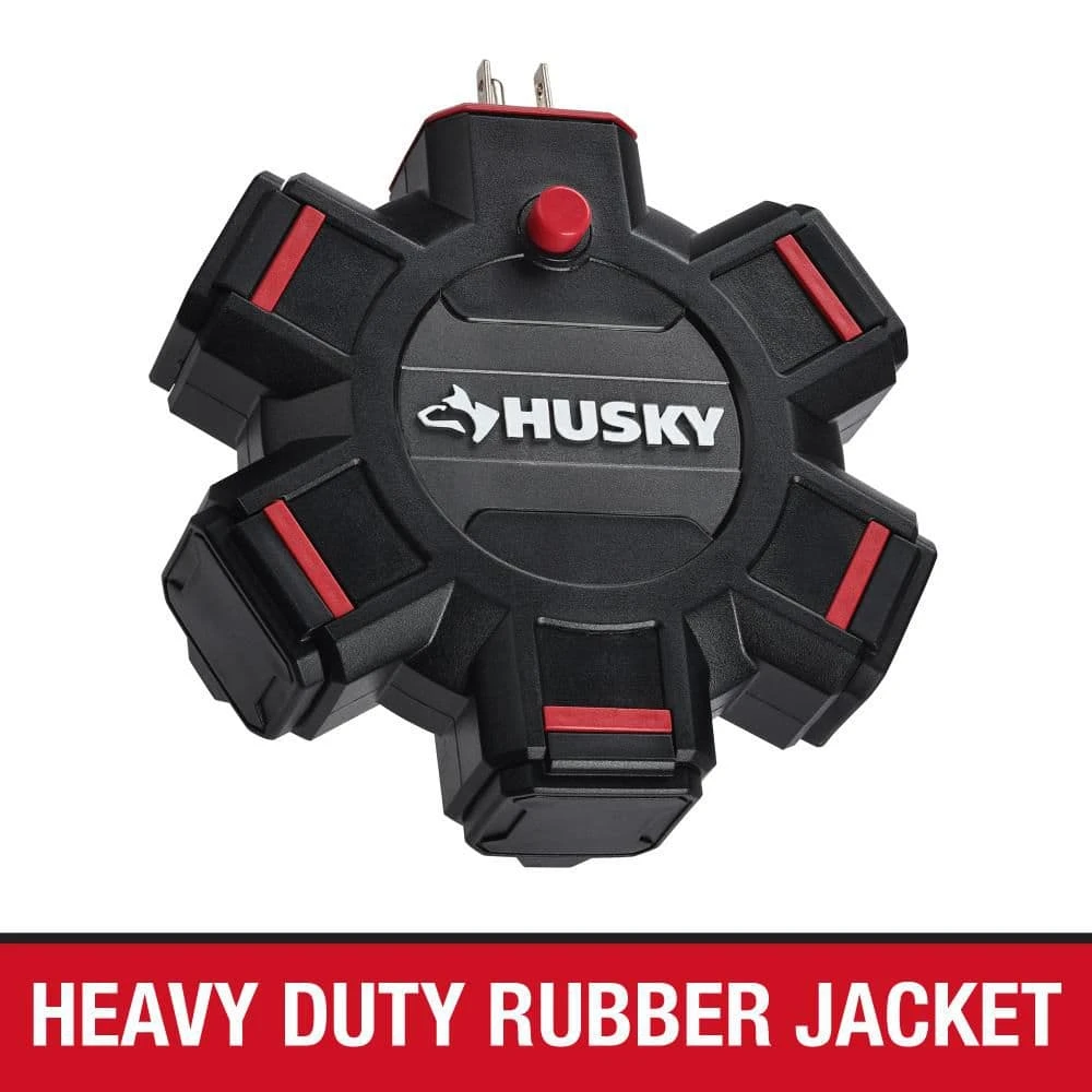 Husky 5-Outlet Extension Cord Adapter 3 Husky 5-Outlet Extension Cord Adapter - Image 3