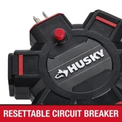 Husky 5-Outlet Extension Cord Adapter 12 Husky 5-Outlet Extension Cord Adapter -Husky Shop husky plug adapters ylct 72 fa 1000