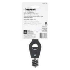 Husky 6-in-1 Inner-Outer Fitting Brush For 1/3 In. To 3/4 In Tubing -Husky Shop husky plumbing brushes 80 726 111 31 1000