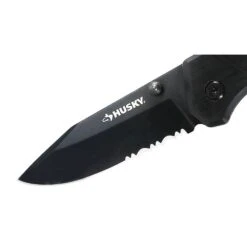 Husky 2.99 In. Chrome Wood Utility Knife -Husky Shop husky pocket knives 99809 4f 1000