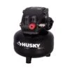 Husky 3 Gal. 120 PSI Portable Electric Oil-Free Light Duty Pancake Air Compressor With Fold Down Handle And 1-Quick Coupler -Husky Shop husky portable air compressors 0210342a 64 1000