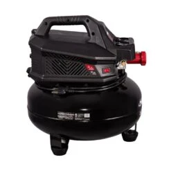 Husky HSKY 6 Gal. 150 PSI Portable Electric Pancake Air Compressor W/18GA Brad Nailer And Hose -Husky Shop husky portable air compressors 02106415a 40 1000