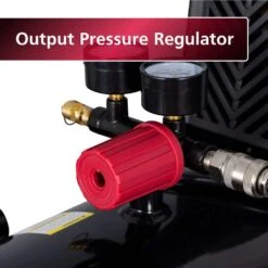 Husky 8 Gal. 150 PSI Portable Electric Oil-Free Horizontal Hotdog Air Compressor With Rubber Wheels And 1-Quick Coupler -Husky Shop husky portable air compressors 0300816 1f 1000