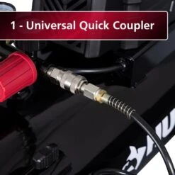 Husky 8 Gal. 150 PSI Portable Electric Oil-Free Horizontal Hotdog Air Compressor With Rubber Wheels And 1-Quick Coupler -Husky Shop husky portable air compressors 0300816 c3 1000