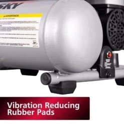 Husky 1 Gal. 135 PSI Portable Electric Oil-Free Quiet Jobsite Air Compressor With Dual Pressure Gauges And 1-Quick Coupler 23 Husky 1 Gal. 135 PSI Portable Electric Oil-Free Quiet Jobsite Air Compressor With Dual Pressure Gauges And 1-Quick Coupler -Husky Shop husky portable air compressors 3300113 fa 1000