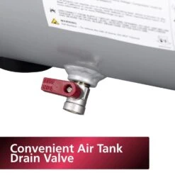Husky 10 Gal. 175 PSI Electric Oil-Free Quiet Auto/Workshop Hotdog Air Compressor With Dual Gauges And 1-Quick Coupler -Husky Shop husky portable air compressors 3301042 fa 1000