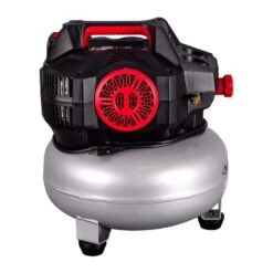 Husky 6 Gal. 150 PSI Portable Electric Oil-Free Quiet Jobsite Pancake Air Compressor With Aluminum Tank And 2-Quick Couplers -Husky Shop husky portable air compressors 3310643 40 1000