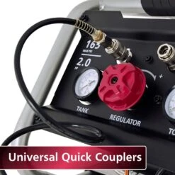Husky 27 Gal.165 PSI Vertical Electric Oil-Free Quiet Auto/Workshop Air Compressor With Dual Gauges And 2-Quick Couplers 19 Husky 27 Gal.165 PSI Vertical Electric Oil-Free Quiet Auto/Workshop Air Compressor With Dual Gauges And 2-Quick Couplers -Husky Shop husky portable air compressors 3332741 c3 1000