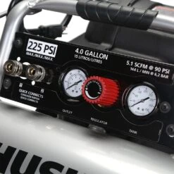 Husky 4 Gal. 225 PSI High Performance Crew Electric Portable Air Compressor -Husky Shop husky portable air compressors c041h 44 1000