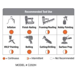 Husky 20 Gal. 200 PSI Oil Free Portable Vertical Electric Air Compressor -Husky Shop husky portable air compressors c202h 76 1000