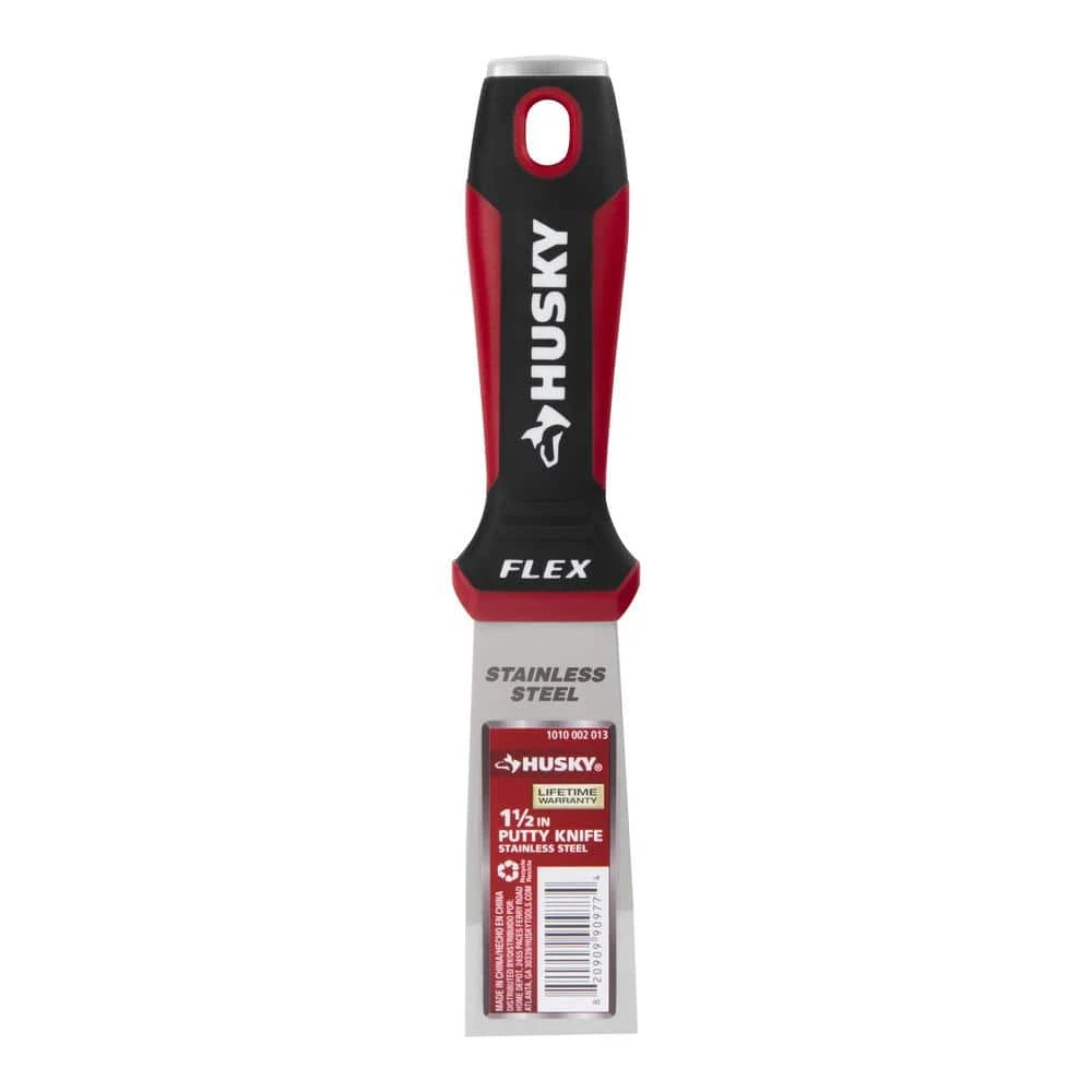 Husky 1.5 In. Putty Knife With Stainless Steel Blade 3 Husky 1.5 In. Putty Knife With Stainless Steel Blade - Image 3
