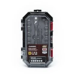 Husky 100-Position 3/8 In. Drive Universal Socket Wrench Set (26-Piece) -Husky Shop husky ratchet socket sets h1003d26sws 1d 1000