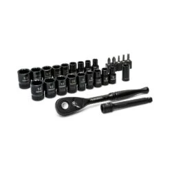 Husky 100-Position 1/4 In. Drive Universal Socket Wrench Set (26-Piece) -Husky Shop husky ratchet socket sets h1004d26sws 40 1000