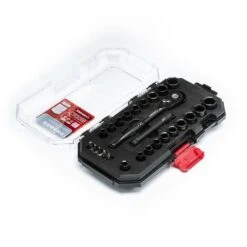 Husky 100-Position 1/4 In. Drive Universal Socket Wrench Set (26-Piece)