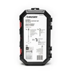 Husky 3/8 In. Drive Ratchet SAE/Metric Standard Socket Set (24-Piece) -Husky Shop husky ratchet socket sets h3d24pcsws 1f 1000