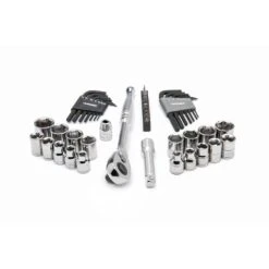 Husky 3/8 In. Drive Ratchet And Socket Set In Build-Out Case (45-Piece) -Husky Shop husky ratchet socket sets h3d45buildsws 1d 1000