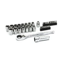 Husky 3/8 In. Drive 6-Point Pass-Thru Ratchet And Socket Set (35-Piece) -Husky Shop husky ratchet socket sets h3dthru35pcsws a0 1000