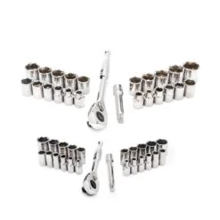 Husky 1/4 In. And 3/8 In. Drive Ratchet SAE/Metric Standard Socket Set (48-Piece) 12 Husky 1/4 In. And 3/8 In. Drive Ratchet SAE/Metric Standard Socket Set (48-Piece) -Husky Shop husky ratchet socket sets h43d48pcswscb 40 1000