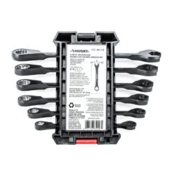 Husky 100-Position MM Double Ratcheting Wrench Set (6-Piece) -Husky Shop husky ratcheting wrenches h100drw6pcmmn 66 1000
