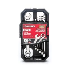 Husky BITE SAE 72-Tooth Ratcheting Wrench Set (8-Piece)