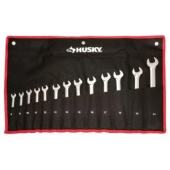 Husky Master Metric Flex Head Ratcheting Wrench Set (13-Piece) -Husky Shop husky ratcheting wrenches hfrw13pcmm 1d 1000