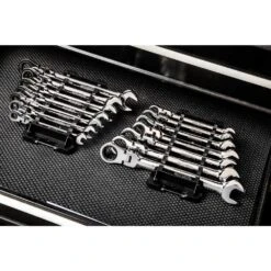 Husky Flex Ratcheting MM Combination Wrench Set (7-Piece) -Husky Shop husky ratcheting wrenches hfrw7pcmm 31 1000