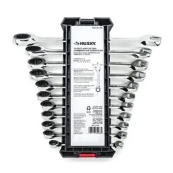 Husky Ratcheting Metric Combination Wrench Set (11-Piece) -Husky Shop husky ratcheting wrenches hrw11pcmm 1f 1000