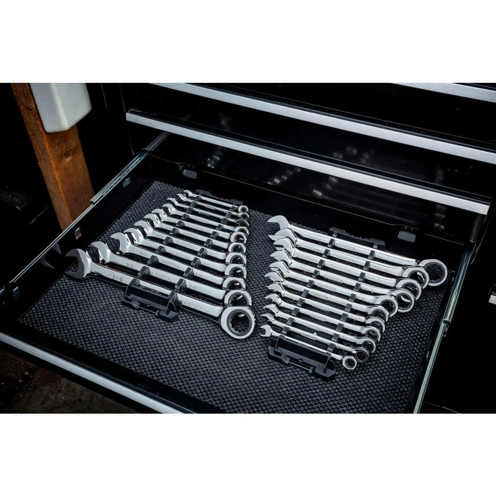 Husky Ratcheting SAE Combination Wrench Set (11-Piece) 7 Husky Ratcheting SAE Combination Wrench Set (11-Piece) - Image 7