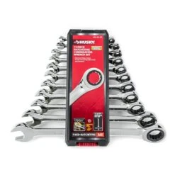 Husky Ratcheting SAE Combination Wrench Set (11-Piece) 11 Husky Ratcheting SAE Combination Wrench Set (11-Piece) -Husky Shop husky ratcheting wrenches hrw11pcsae 4f 1000
