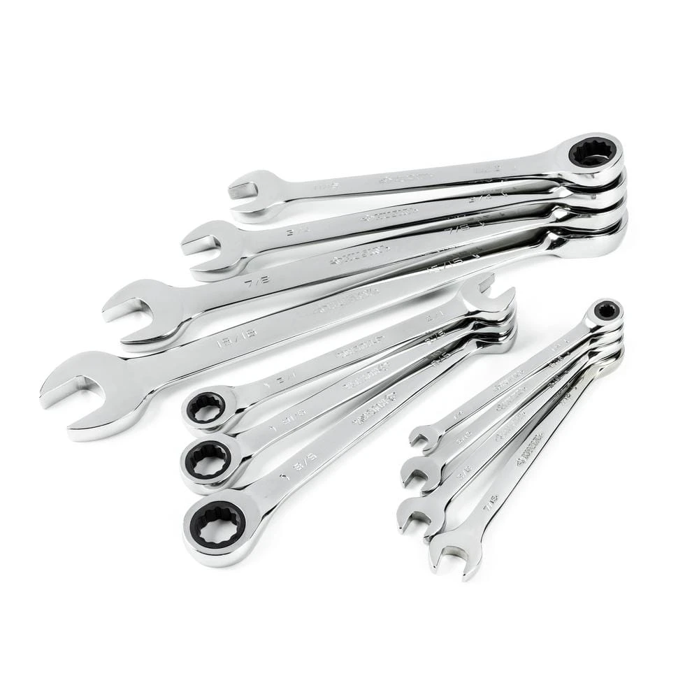 Husky Ratcheting SAE Combination Wrench Set (11-Piece) 1 Husky Ratcheting SAE Combination Wrench Set (11-Piece)