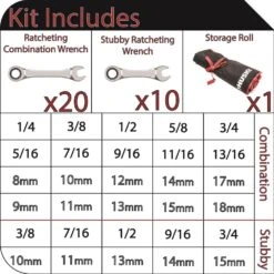 Husky Ratcheting Wrench Set With Pouch (30-Piece) 7 Husky Ratcheting Wrench Set With Pouch (30-Piece) -Husky Shop husky ratcheting wrenches hrw30pcpch e1 1000