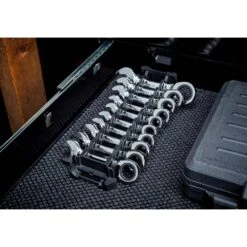 Husky Stubby Ratcheting SAE/MM Combination Wrench Set (10-Piece) -Husky Shop husky ratcheting wrenches hstrw10pcsmn 44 1000